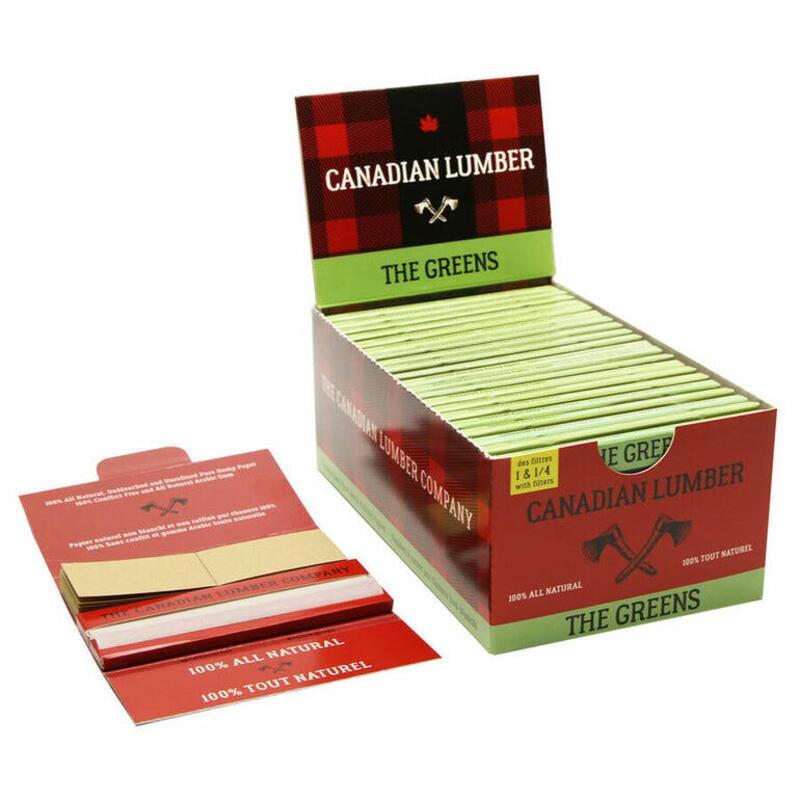 1 1/4" Greens Rolling Papers by Canadian Lumber