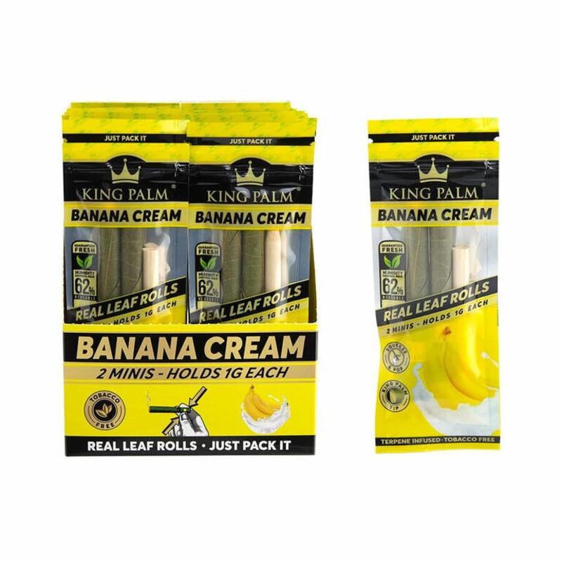 Banana Cream Mini Pre-Rolls by King Palm