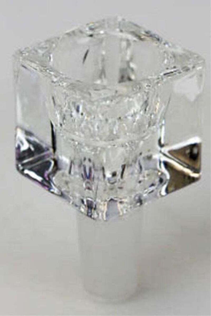 Glass Cube Bowl - Glass Cube Bowl - CLEAR