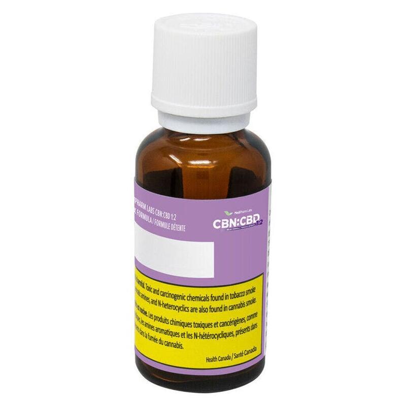 CBN:CBD 1:2 Relax Formula - MediPharms - 30ml Oils - CBN:CBD 1:2 Relax Formula 30ml Oils