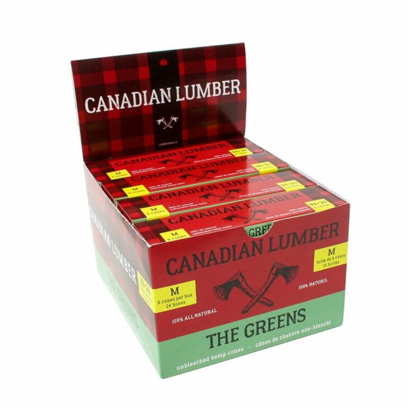 Greens - 100% Unbleached Pure Hemp Cones by Canadian Lumber
