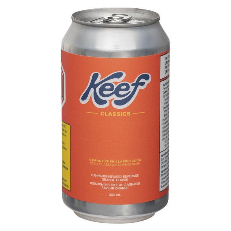 Orange Kush Classic Soda - Keef Brands - Orange Kush Classic Soda 1x355ml Beverages