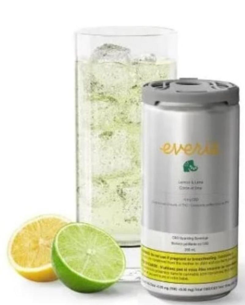 Everie - Lemon & Lime CBD Sparkling Beverage
