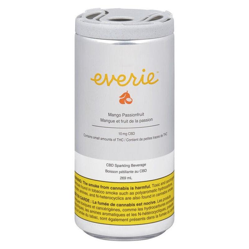 Everie - Mango Passionfruit CBD Sparkling Beverage Blend - 1x269ml