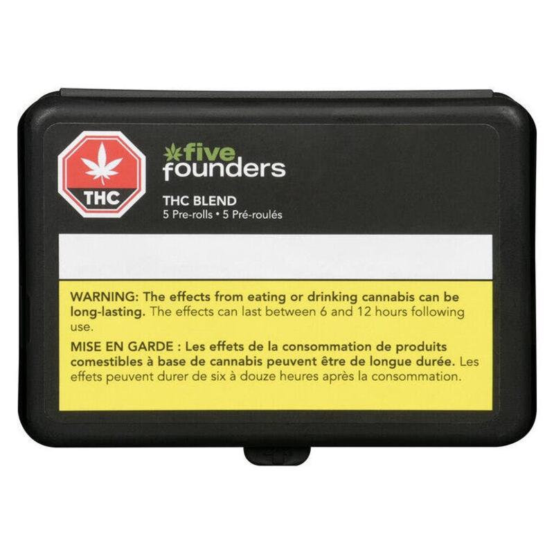 Five Founders - THC Blend Pre-Roll Indica - 5x0.5g