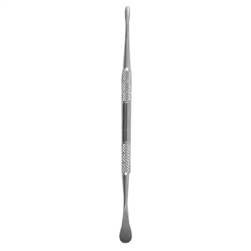 Double Sided Spoon Dab Tools - SILVER