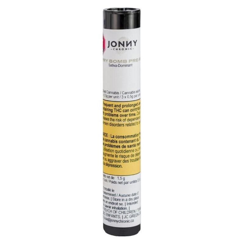 Jonny Chronic Pre-Rolls - Cherry Bomb 3x0.5G
