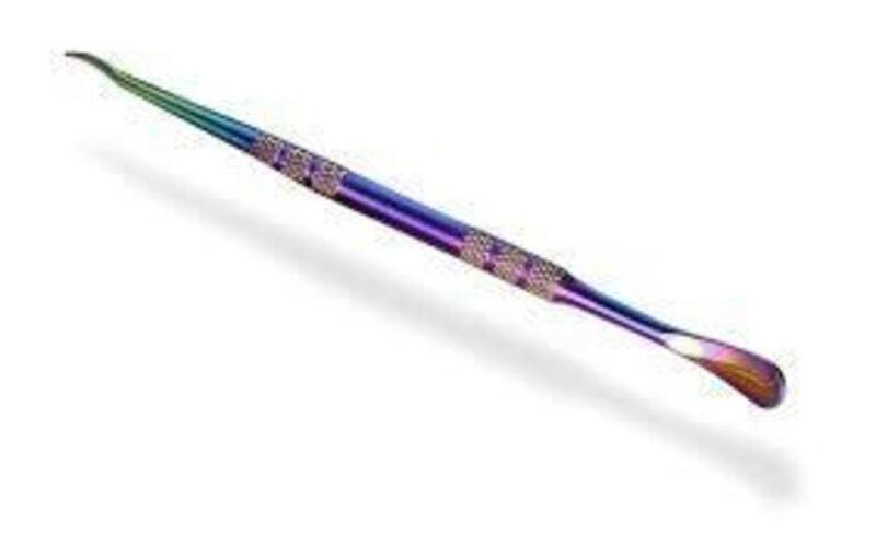 Concentrate Accessories - 4.5" Rainbow Metal Dabber