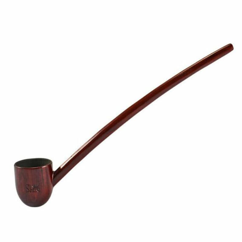 9" Deep Bowl Churchwarden Rosewood Pipe by Shire Pipe