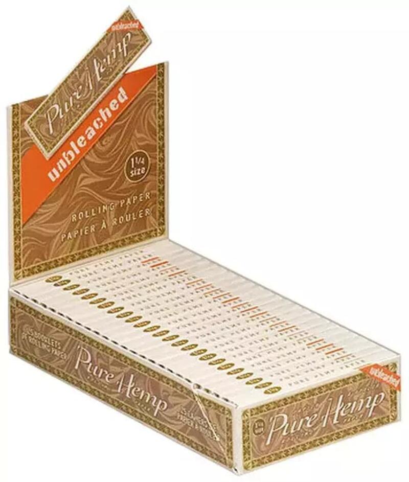 11/4 Unbleached Rolling Papers by Pure Hemp - 11/4" Unbleached Rolling Papers by Pure Hemp