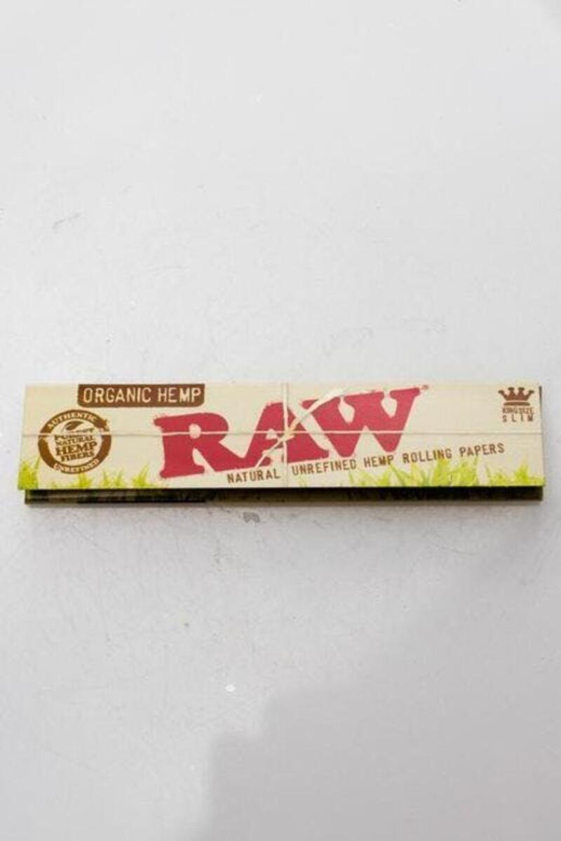 Raw King organic hemp rolling paper