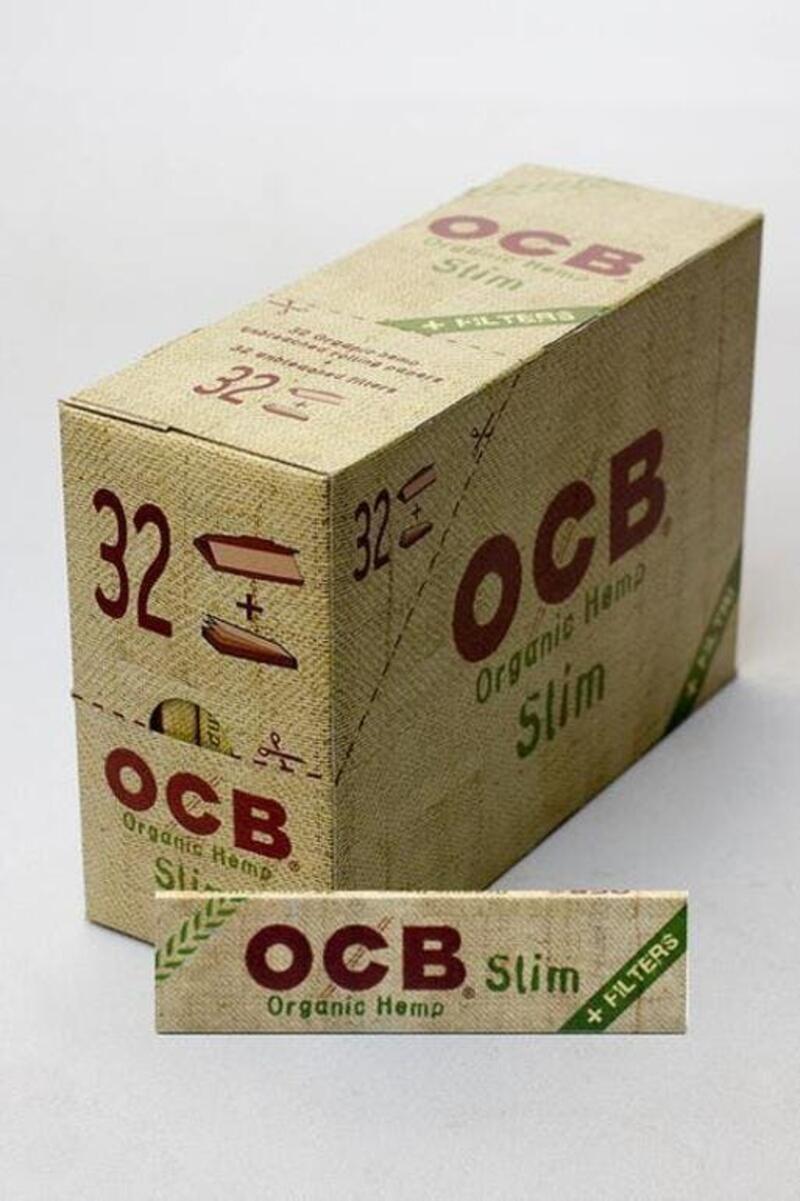 OCB Organic Hemp King Papers with tips