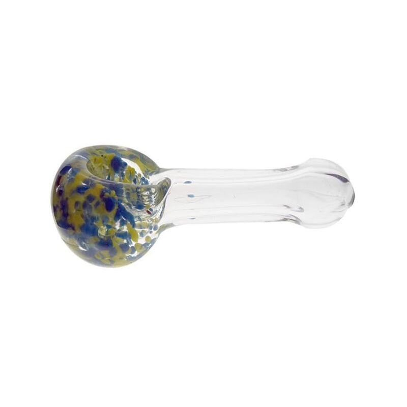 4" Clear Spoon with Frit Head