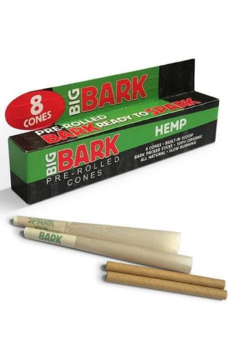 BigBark Organic Hemp Pre-rolled Cones