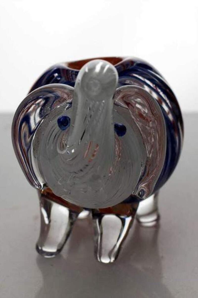 Elephant glass hand pipe