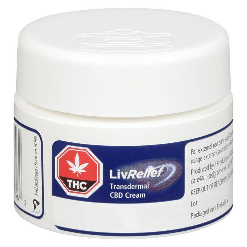 LivRelief - Transdermal CBD Cream