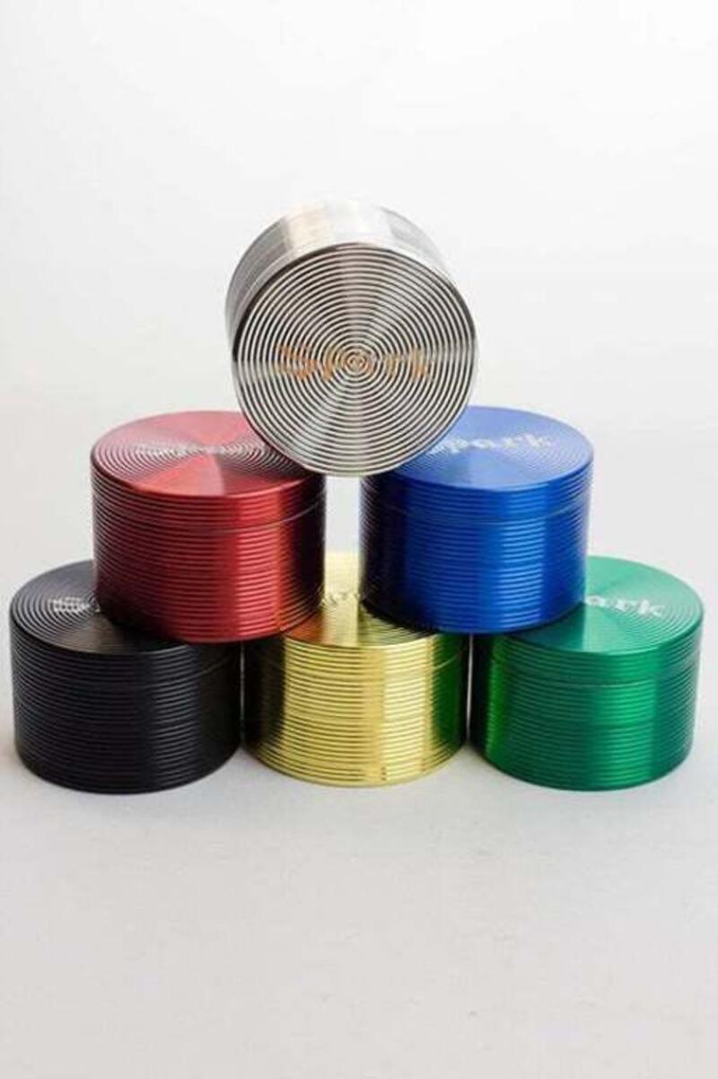 4pc Aluminum Grinder - Assorted Colours