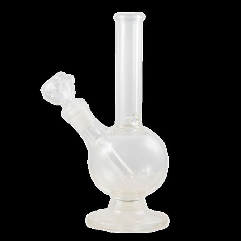 HMP 8" Clear Collection - Pedestal Glass Waterpipe