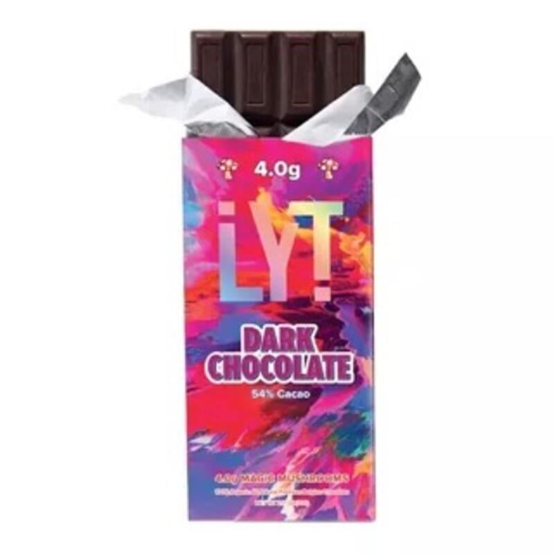 LYT - 4.0g Magic Mushroom - Dark Chocolate Belgian Chocolate Bar