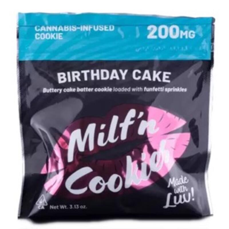 Birthday Cake Cookie 200mg from Milf n Cookies
