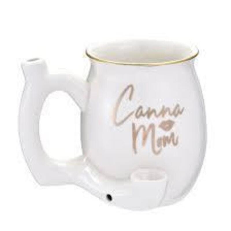 Ceramic Pipe Mug - Canna Mom