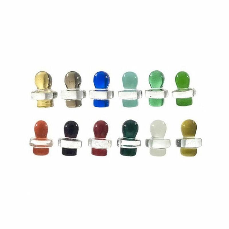 Generic - Coloured Ball Glass Carp Cap
