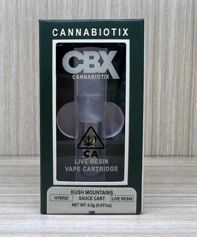 CBX - Kush Mountain .5g Cart - 1 gram