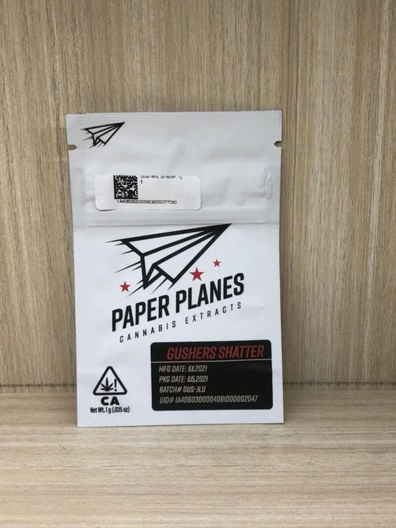 Paper Planes - Gushers Shatter 1g