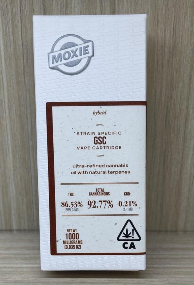 Moxie - Moxie GSC Vape Cartridge
