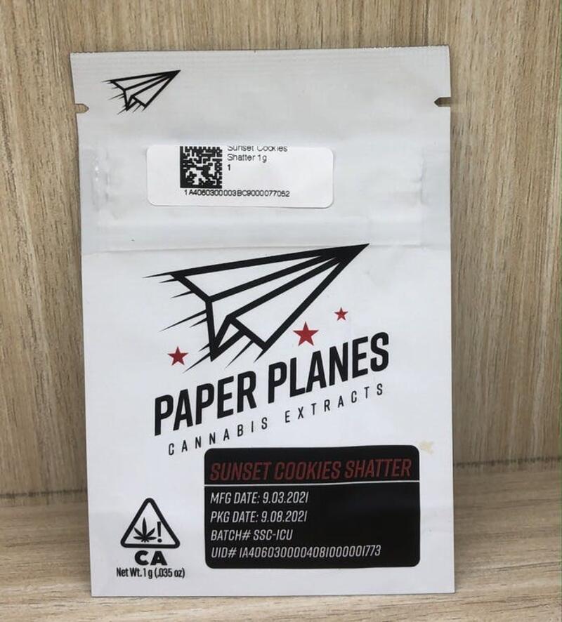 Paper Planes - Sunset Cookies Shatter 1g