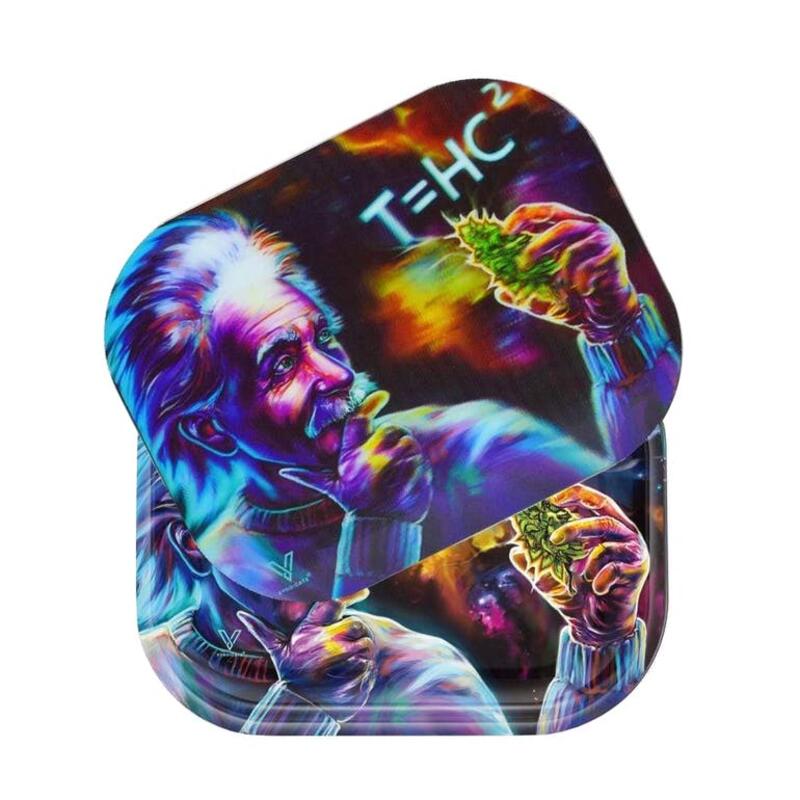 T=HC2 Einstein Black Hole Roll N Go Metal Tray and 3D Lid Small