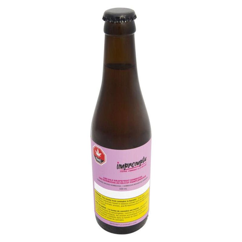 CBD Goji Grapefruit Kombucha - Impromptu - 1x330ml Beverages