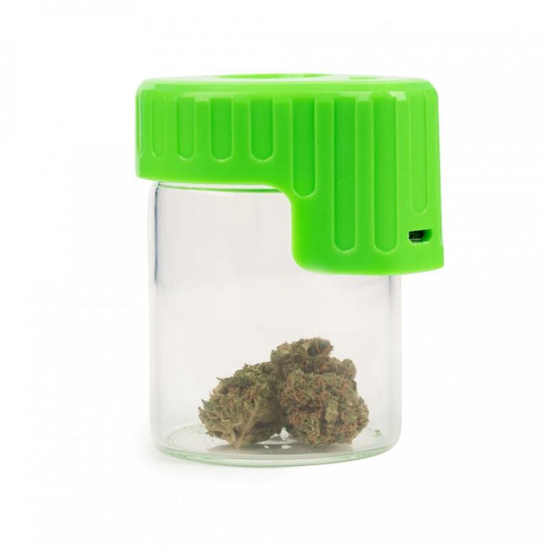 Cookies - Light Up Glass Storage Jar w/Magnifying View - Green
