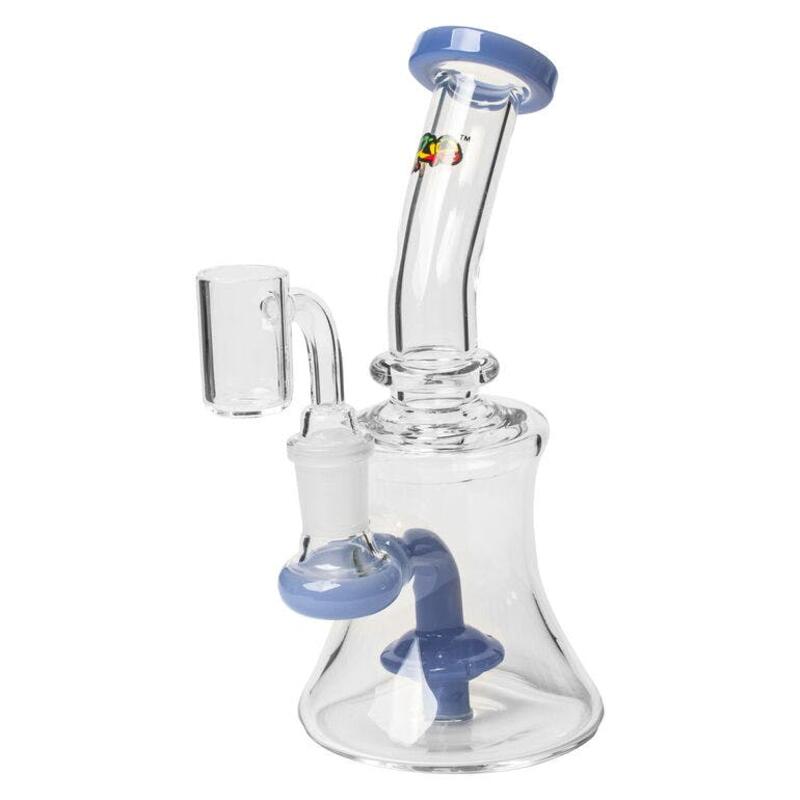 Concentrate Rig (Blue) - Tall Periwinkle Concentrate Rig 8" Bongs, Pipes and Rigs