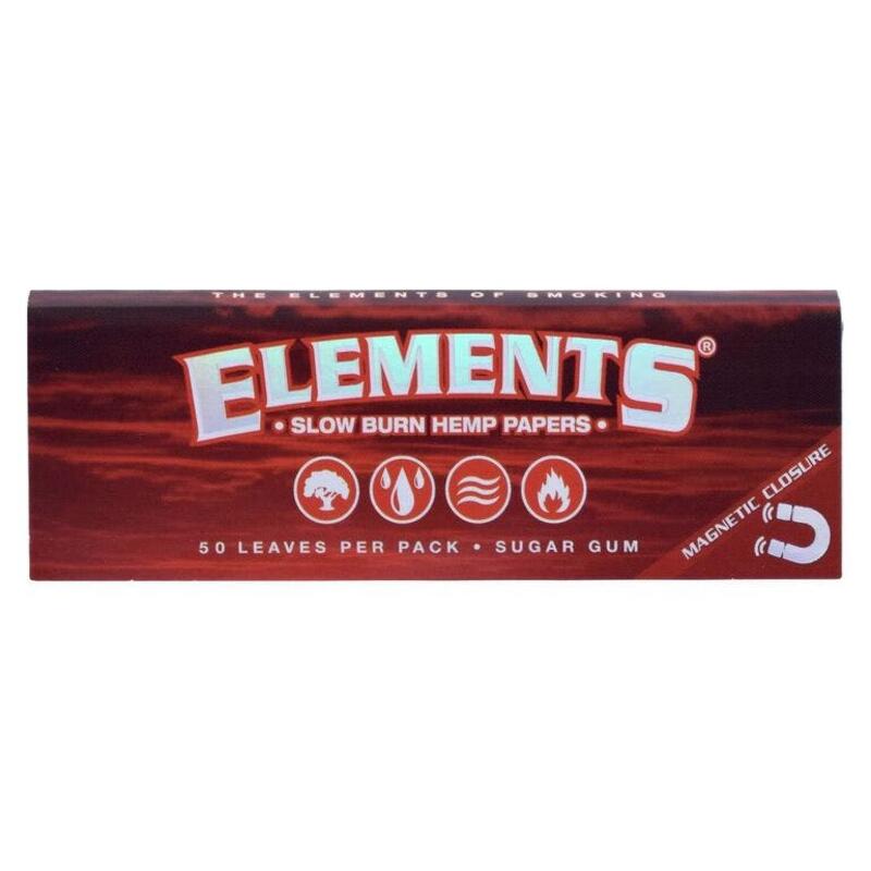 Element Papers - Slow Burn Hemp Papers King Size Rolling Papers, Cones and Filters
