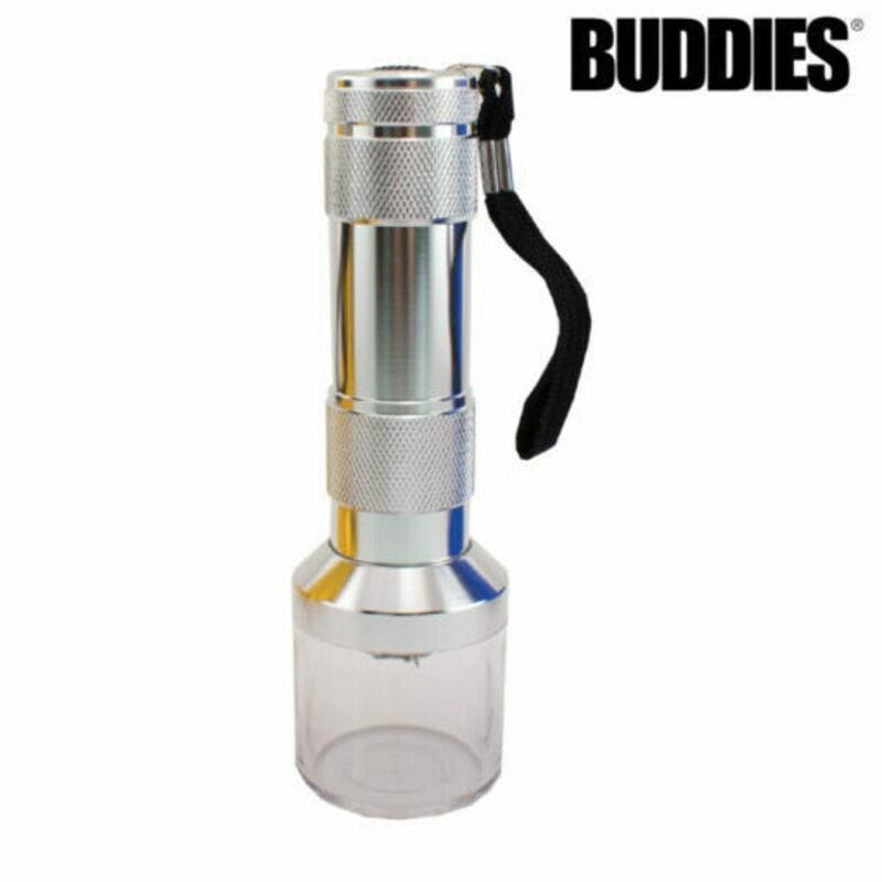 Buddies Flashlight Grinder - Silver
