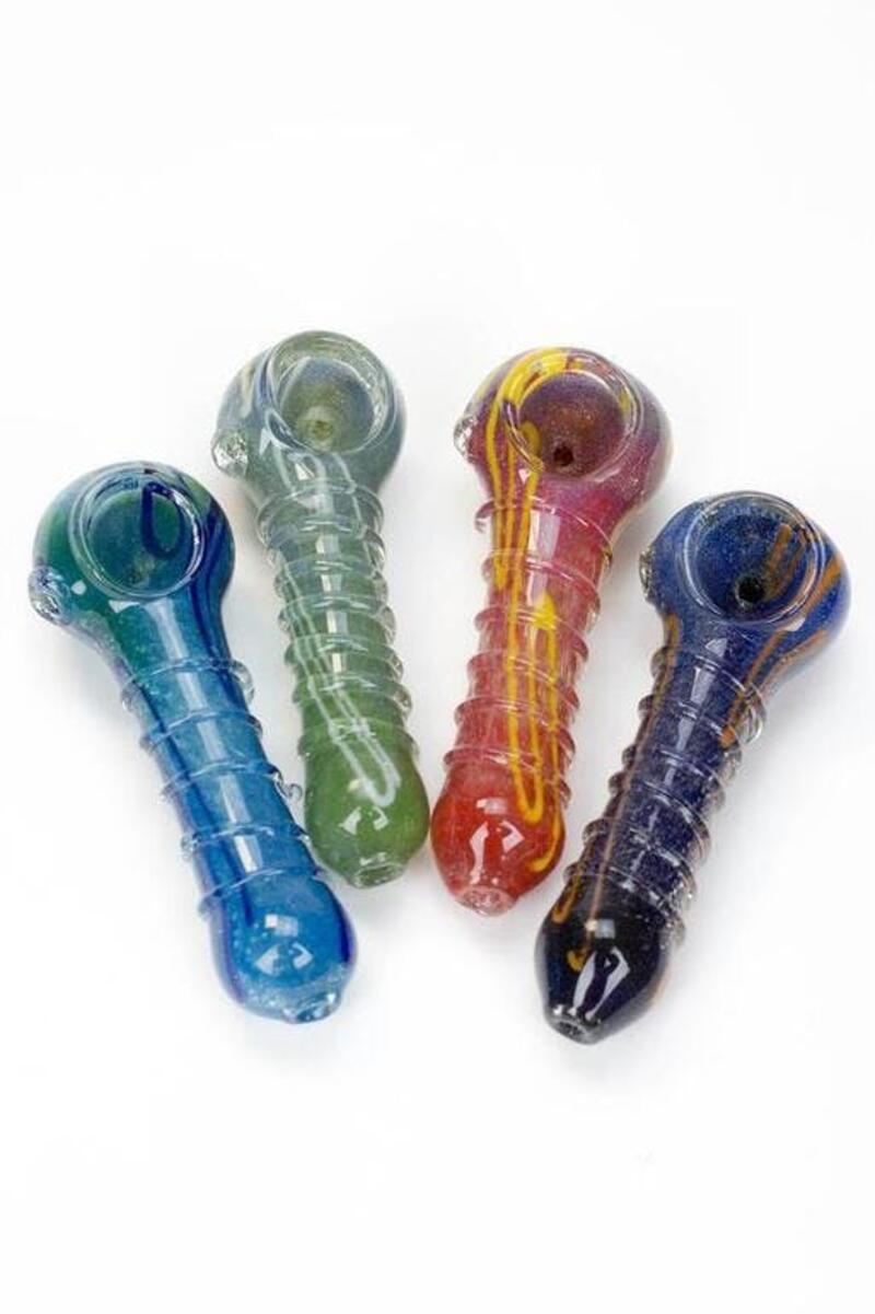 4.5" Soft Glass Pipe (Various Colours)