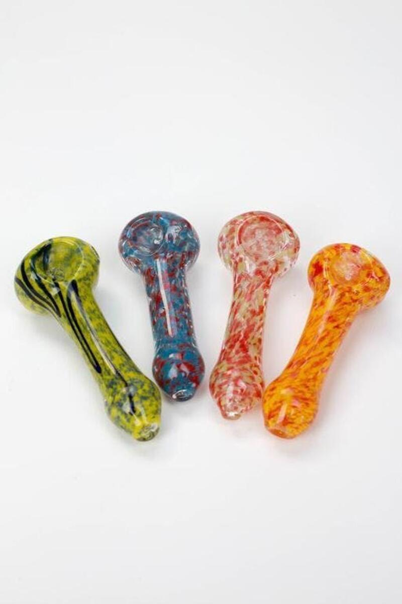 3.5" Soft Glass Frit Pipe (various colours)