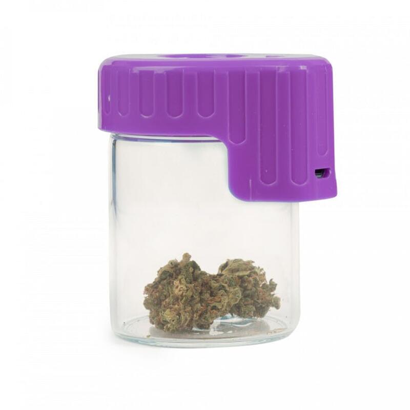 Cookies - Light Up Glass Storage Jar w/Magnifying View - Purple