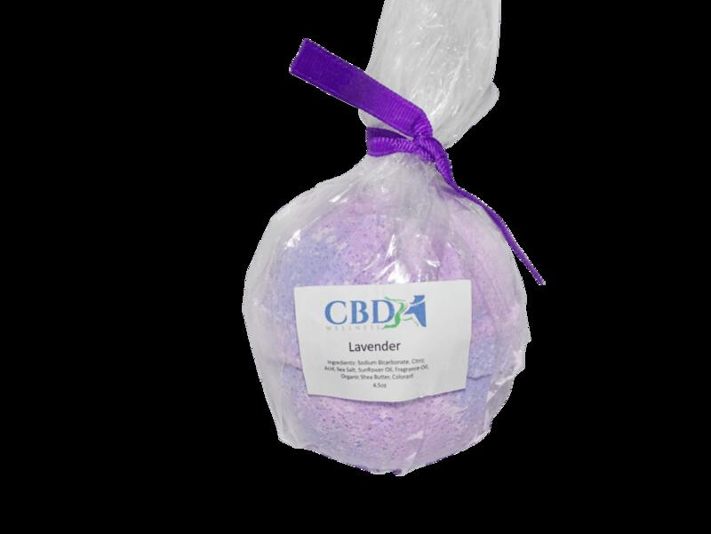 CBD Wellness 4.5oz 200mg Lavender Bath Bomb