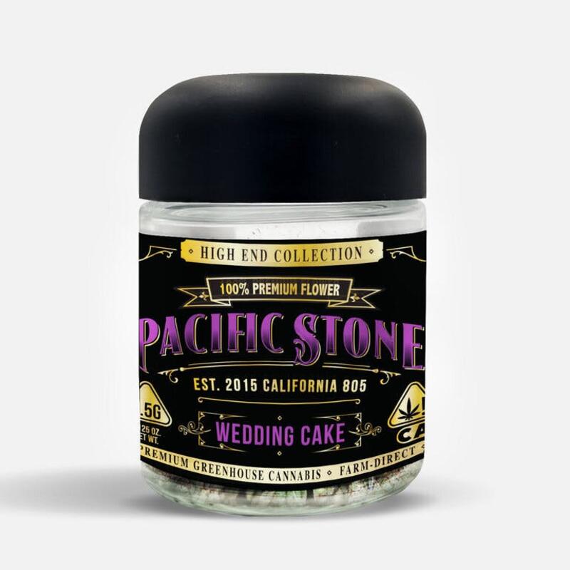 Pacific Stone | Wedding Cake Indica High End Jar (3.5g)