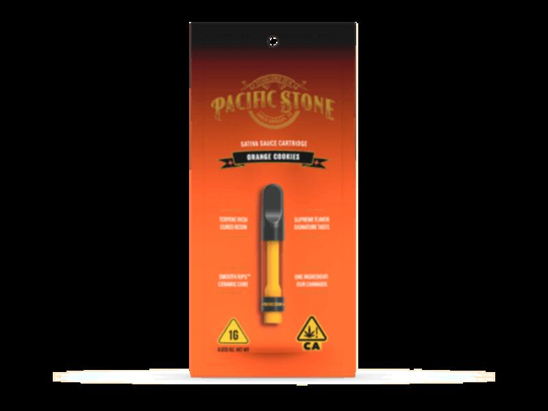 Pacific Stone | Orange Cookies Sativa Cured Resin 510 Cartridge (1g)