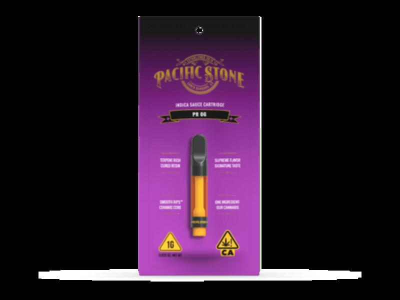Pacific Stone | PR OG Indica Cured Resin 510 Cartridge (1g)