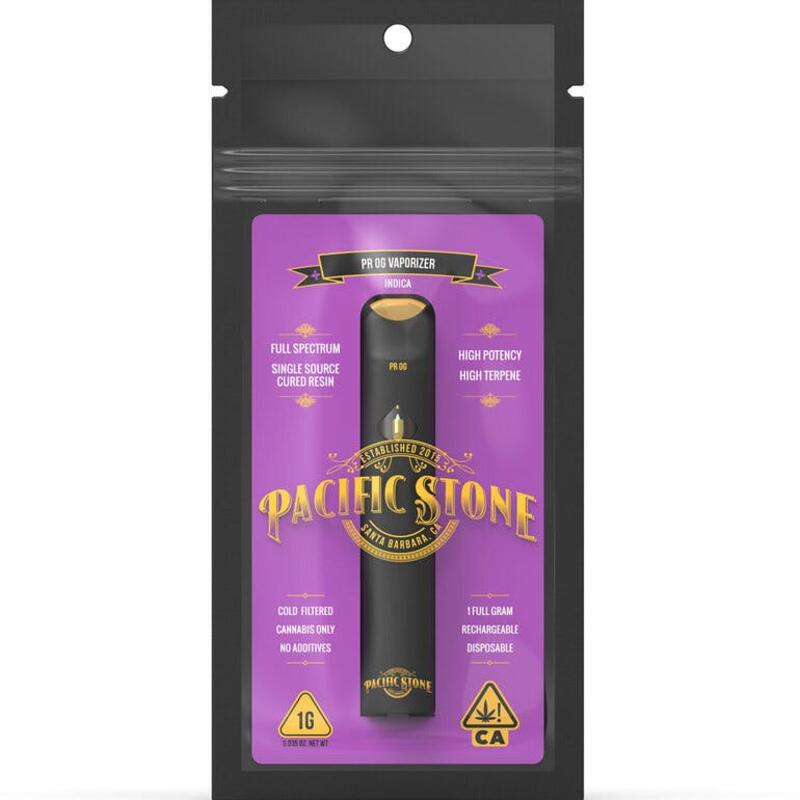 Pacific Stone | PR OG Indica Full Spectrum Vaporizer (1g)