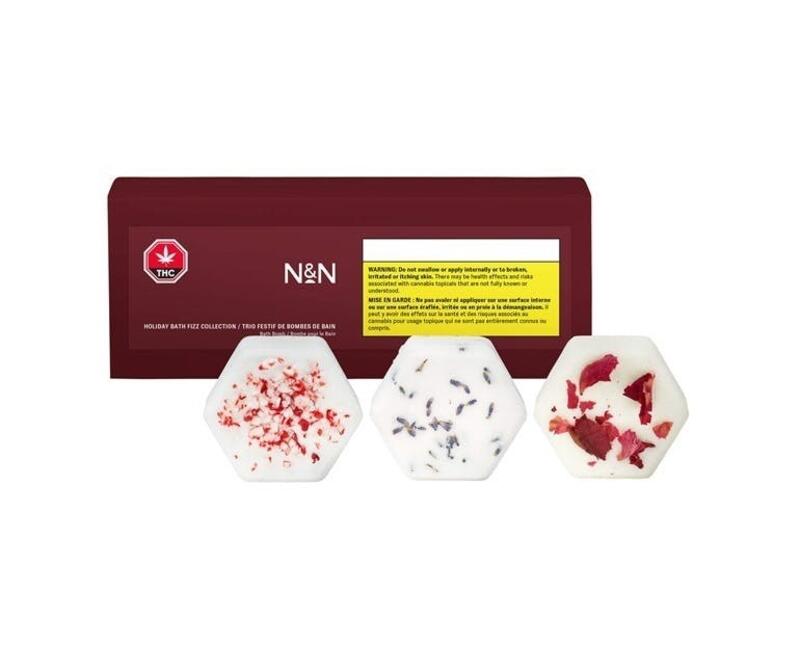 Noon & Night | Holiday Bath Fizz Collection | 3 Pack