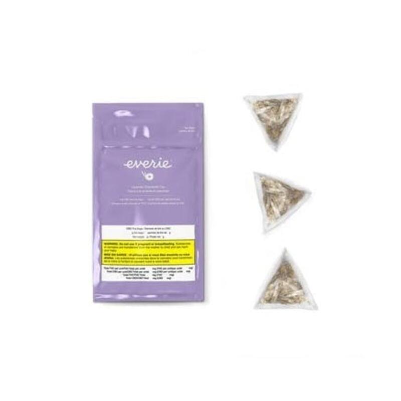 Everie | Lavender Chamomile Tea | 30mg CBD - New Case Count