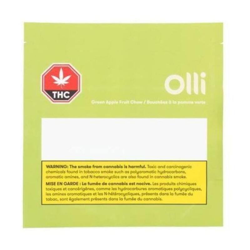 Olli | Green Apple Soft Chews 1:2 | 10mg THC & 20mg CBD