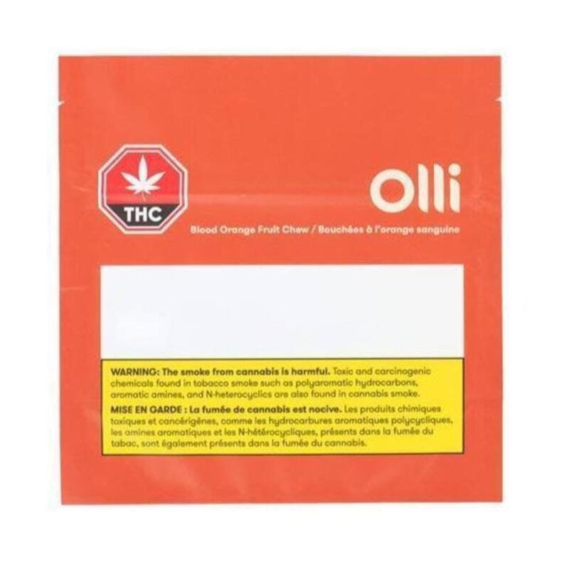 Olli | Blood Orange Soft Chews 1:1 | 10mg THC:CBD
