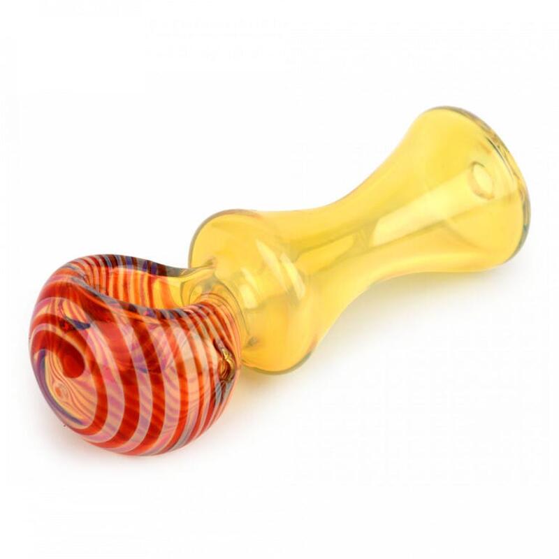 Red Eye Glass | 4" Red Portal | Hand Pipe