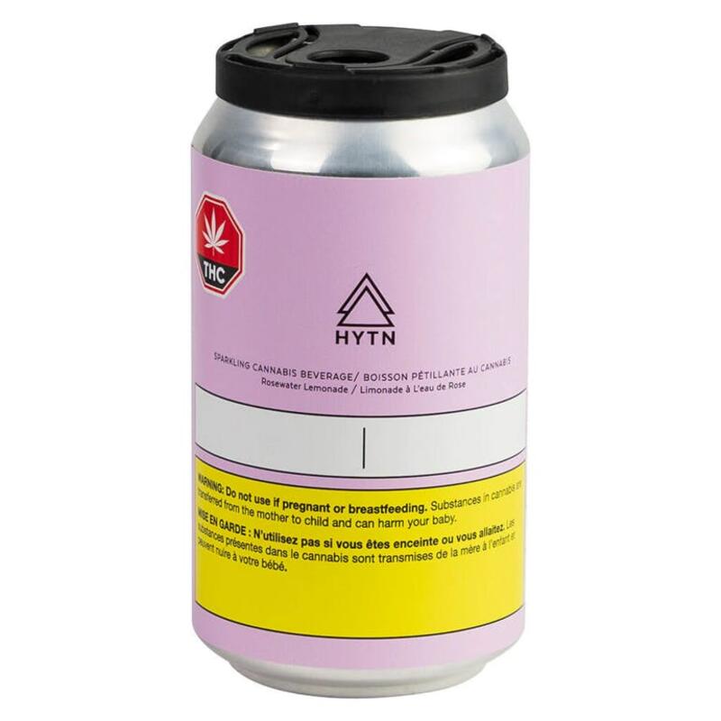 HYTN | Rosewater Lemonade Sparkling Beverage | 10mg